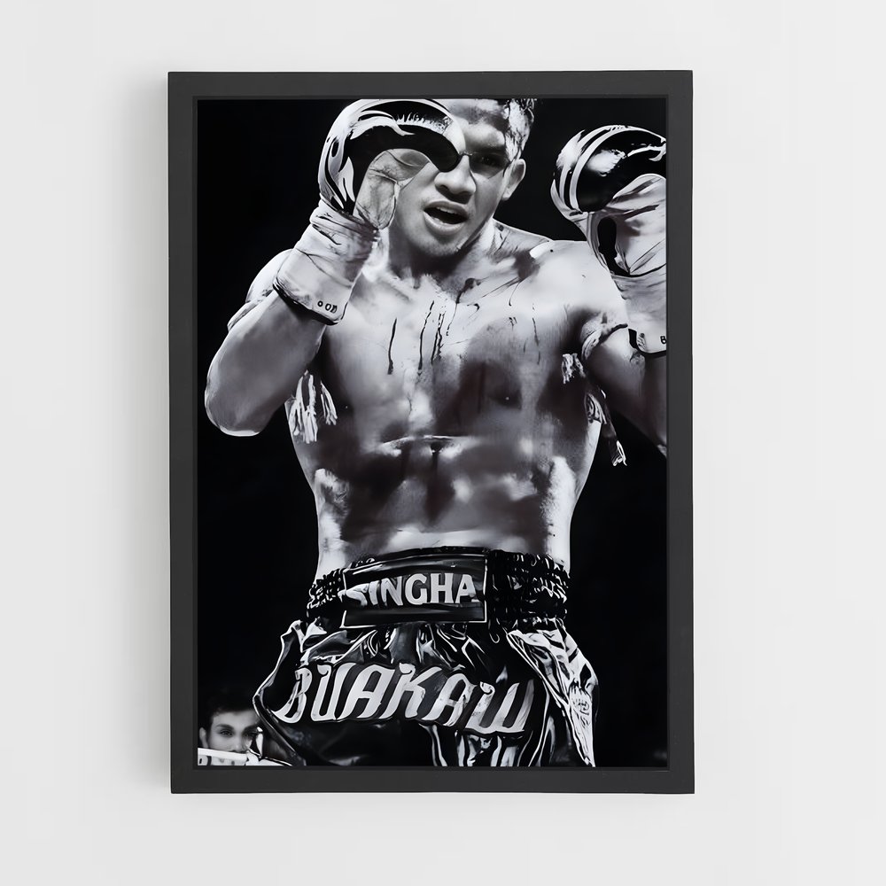 Poster L'Éveil du Guerrier – affiche Muay Thai (vue 2)